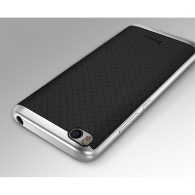 Xiaomi Mi 5S „IPAKY“ kieto silikono TPU juodas (sidabro spalvos apvadais) dėklas - nugarėlė / Priedai.lt