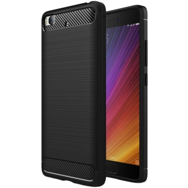 „Carbon“ kieto silikono (TPU) dėklas - juodas (Mi 5S)