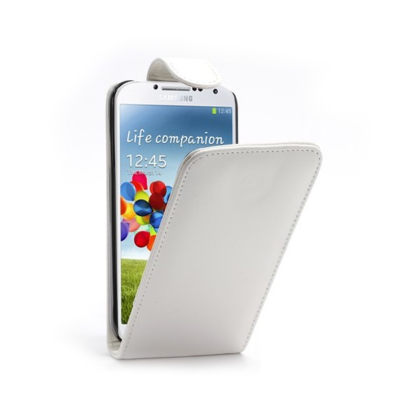 Klasisks atvēramais futrālis - balts (Galaxy S4)