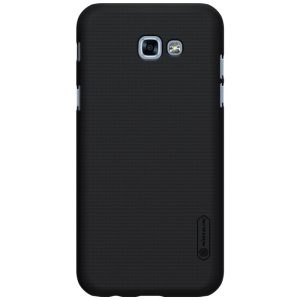 „Nillkin“ Frosted Shield apvalks - melns + ekrāna aizsargplēve (Galaxy A7 2017)