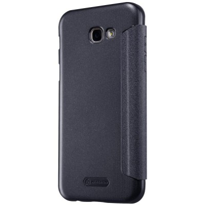 Samsung Galaxy A7 2017 (A720) „Nillkin“ Sparkle atvēramais pelēks maciņš / Vacins.lv
