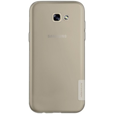 Samsung Galaxy A7 2017 (A720) Nillkin Nature plonas skaidrus (permatomas) silikoninis TPU bespalvis dėklas / Priedai.lt