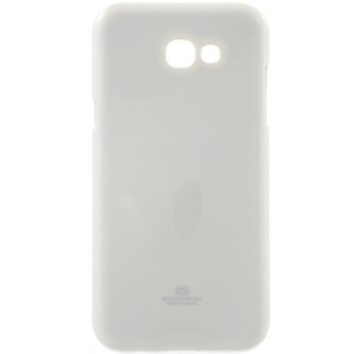 Samsung Galaxy A7 2017 (A720) Mercury baltas kieto silikono (TPU) dėklas / Priedai.lt