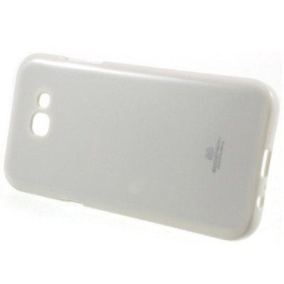 Samsung Galaxy A7 2017 (A720) Mercury baltas kieto silikono (TPU) dėklas / Priedai.lt