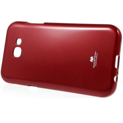 Samsung Galaxy A7 2017 (A720) Mercury raudonas kieto silikono (TPU) dėklas / Priedai.lt
