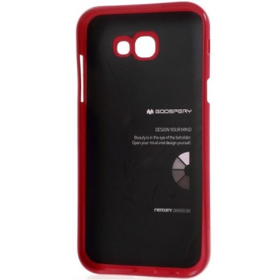 Galaxy A7 2017 (A720) Mercury tumši rozs cieta silikona (TPU) apvalks / vacins.lv