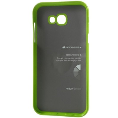 Galaxy A7 2017 (A720) Mercury zaļš cieta silikona (TPU) apvalks / Vacins.lv