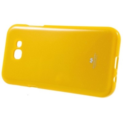 Galaxy A7 2017 (A720) Mercury dzeltens cieta silikona (TPU) apvalks / vacins.lv