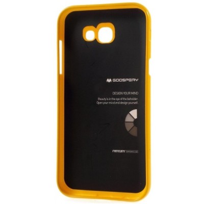 Galaxy A7 2017 (A720) Mercury dzeltens cieta silikona (TPU) apvalks / vacins.lv