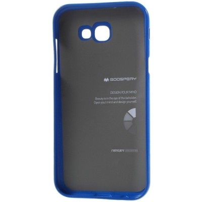 Samsung Galaxy A7 2017 (A720) Mercury mėlynas kieto silikono (TPU) dėklas / Priedai.lt