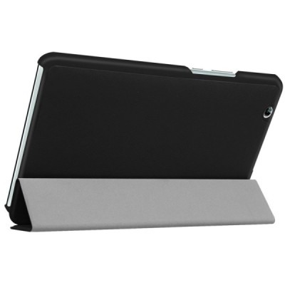 Huawei MediaPad M3 8.4 atvēramais melns maciņš / Vacins.lv