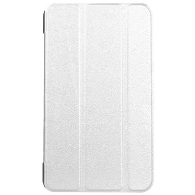 Huawei MediaPad M3 8.4 atvēramais balts maciņš / Vacins.lv