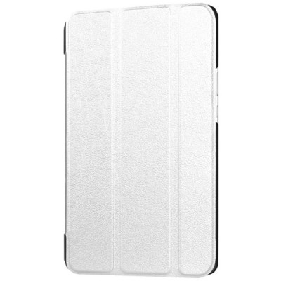 Huawei MediaPad M3 8.4 atvēramais balts maciņš / Vacins.lv