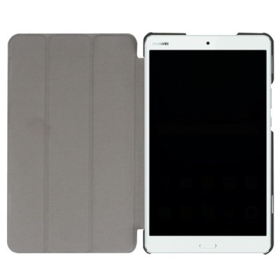 Huawei MediaPad M3 8.4 atvēramais zelta maciņš / Vacins.lv