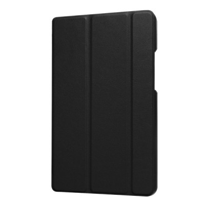 Huawei MediaPad T3 8.0 atvēramais melns maciņš / Vacins.lv