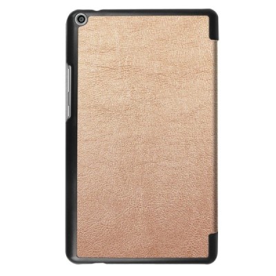 Huawei MediaPad T3 8.0 atvēramais zelta maciņš / Vacins.lv