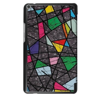 Huawei MediaPad T3 8.0 atvēramais krāsains, pelēks maciņš / Vacins.lv