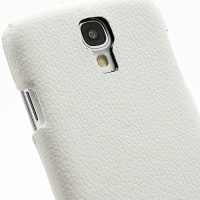 Atverčiamas „Melkco“ odinis baltas Samsung Galaxy S4 i9505, i9500 dėklas (dėkliukas) / Priedai.lt