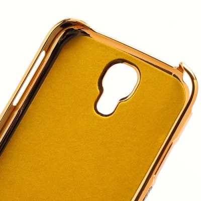 Prabangus languotas rudas Samsung Galaxy S4 i9500, i9505 dėklas (dėkliukas, nugarėlė) / Priedai.lt