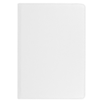 Huawei MediaPad T3 10 atvēramais balts ādas maciņš, grozās 360° grādu apjomā / Vacins.lv