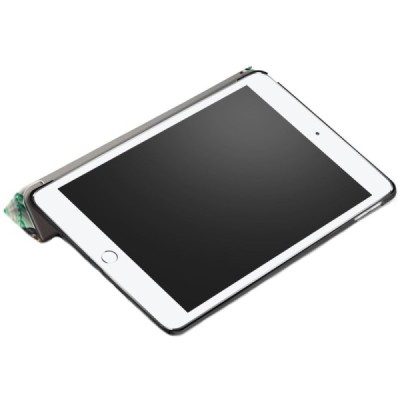 iPad 9.7" 2017 (iPad 9.7" 2018) atvēramais krāsains, balts maciņš / Vacins.lv