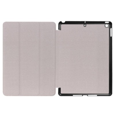 Apple iPad 9.7" 2017 (iPad 9.7" 2018) atvēramais krāsains, balts maciņš / Vacins.lv