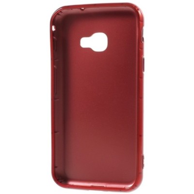 Samsung Galaxy Xcover 4 / 4S (G390, G398) cieta silikona (TPU) sarkans apvalks / vacins.lv