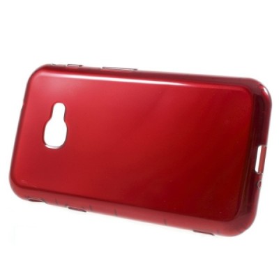 Samsung Galaxy Xcover 4 / 4S (G390, G398) cieta silikona (TPU) sarkans apvalks / vacins.lv