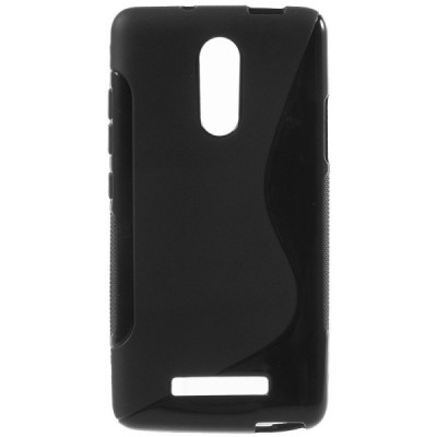 Xiaomi Redmi Note 3 / Redmi Note 3 Pro cieta silikona (TPU) melns apvalks / vacins.lv