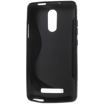 Xiaomi Redmi Note 3 / Redmi Note 3 Pro cieta silikona (TPU) melns apvalks / vacins.lv