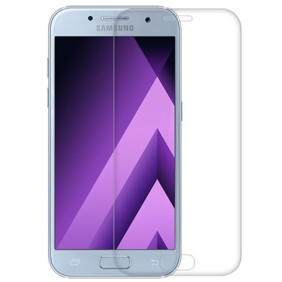Samsung Galaxy A7 2017 (A720F, A720F Dual) „Calans“ 9H Tempered Glass sustiprintos apsaugos skaidrus pilnai dengiantis apsaugini
