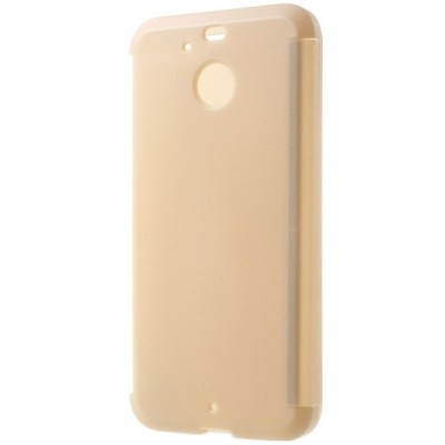 HTC 10 Evo (HTC Bolt) Dot View atvērams smilšains maciņš - maks / Vacins.lv