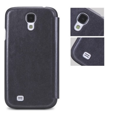 „Nillkin“ Easy juodas odinis atverčiamas Samsung Galaxy S4 i9505, i9500 dėklas (knygutė) / Priedai.lt