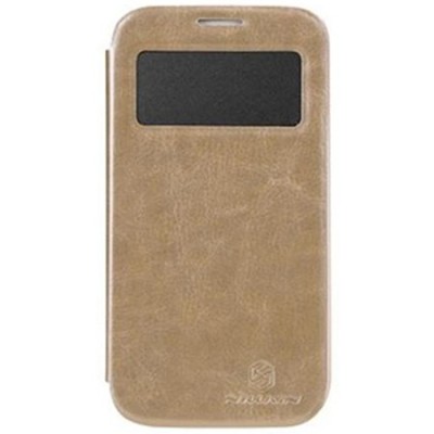„Nillkin“ Easy Samsung Galaxy S4 i9505, i9500 atvēramais brūns ādas maciņš / Vacins.lv
