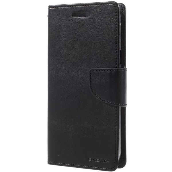 „Mercury Goospery“ atvēramais maciņš - melns (Galaxy J5 2017)