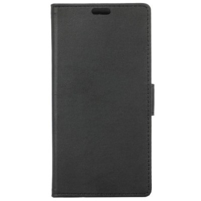 Samsung Galaxy J5 2017 (J530) atvēramais ādas melns maciņš (maks) / Vacins.lv