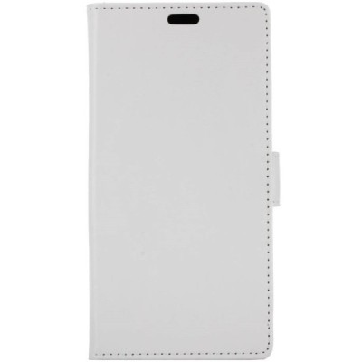 Samsung Galaxy J5 2017 (J530) atvēramais ādas balts maciņš (maks) / Vacins.lv