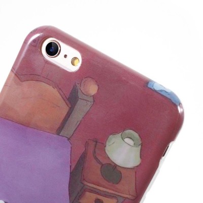 Apple iPhone 6 Plus (6s Plus) „Squezy“ Cat kieto silikono TPU rožinis dėklas - nugarėlė / Priedai.lt