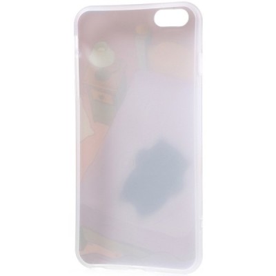 Apple iPhone 6 Plus (6s Plus) „Squezy“ Cat kieto silikono TPU rožinis dėklas - nugarėlė / Priedai.lt