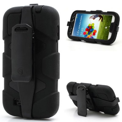 „Griffin“ Survivor juodas Samsung Galaxy S4 dėklas (dėkliukas) / Priedai.lt