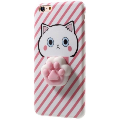 Apple iPhone 7 (iPhone 8) „Squezy“ Pėdutė kieto silikono TPU rožinis dėklas - nugarėlė / Priedai.lt