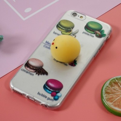 Apple iPhone 6 (6s) „Squezy“ Yolk kieto silikono TPU skaidrus dėklas - nugarėlė / Priedai.lt