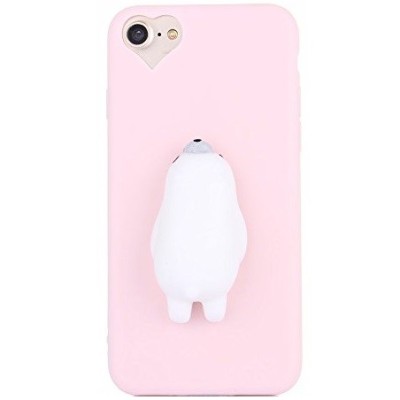 Apple iPhone 6 (6s) „Squezy“ Polar Bear cieta silikona (TPU) rozs apvalks / vacins.lv