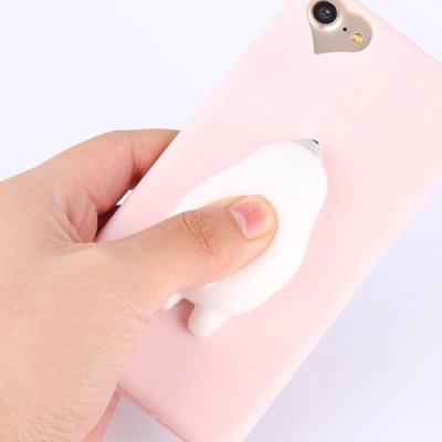 Apple iPhone 6 (6s) „Squezy“ Polar Bear cieta silikona (TPU) rozs apvalks / vacins.lv