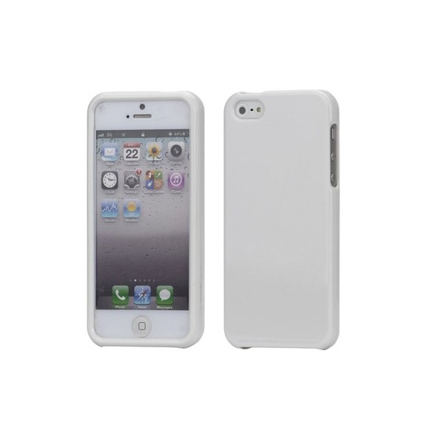 „Snap-on“ plastikinis dėklas - baltas (iPhone 5 / 5S / SE 2016)