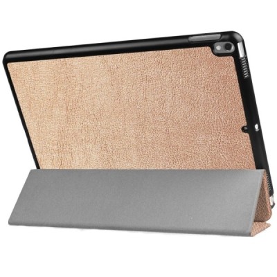 Apple iPad Pro 10.5" (Air 2019) atvēramais zelta maciņš / Vacins.lv