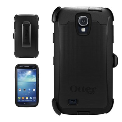„OtterBox“ Defender juodas Samsung Galaxy S4 dėklas (dėkliukas) / Priedai.lt