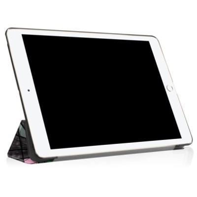 Apple iPad Pro 10.5" (Air 2019) atvēramais krāsains, pelēks maciņš / Vacins.lv