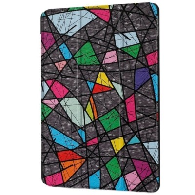 Apple iPad Pro 10.5" (Air 2019) atvēramais krāsains, pelēks maciņš / Vacins.lv