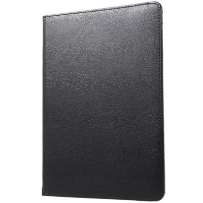 Apple iPad Pro 10.5" (Air 2019) atverčiamas, sukamas 360 laipsnių, juodas odinis dėklas - stovas / Priedai.lt